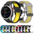 (Ready Stock)For Garmin Enduro / Coros Vertix 2 26mm Quick Release Double Row Silicone Watch Band. 