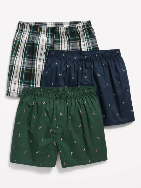 Men’s Cotton Shorts Pack of 3 | Soft, Smooth & Relax Fit | Ideal for ...