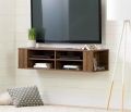 Latest Design LED TV wall cabinet TV floating wall unit Console 40x12x12 inch for Cable Boxes/Routers/Remotes/DVD Players/Game Consoles. 