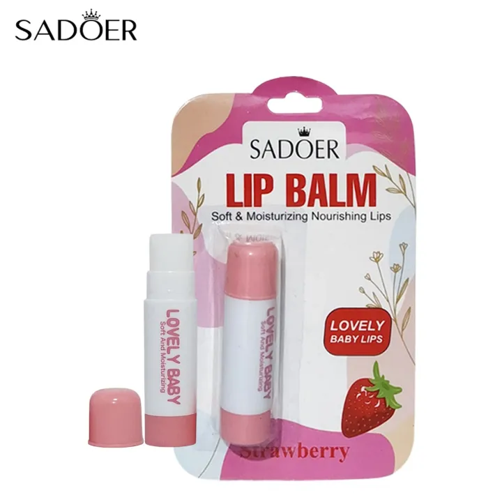 BIOAQUA%20&%20SADOER%20Lip%20Balm%20Strawberry%20Ripping%20Lip%20Balm%20Soft%20&%20Moisturizing%20Norshing%20Lip%20Balm%202.7g%20-%20BQY22057%20-%20Image%203