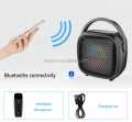 Original Portable Bluetooth Wireless Speaker With FREE Wired Microphone ~ Rechargeable Big Sound System Loud Speaker with Mic ~ High Stereo Bass & Woofer Home MP3 Player Mobile Speaker for PC Computer & Laptop ~ Support USB, SD Card, FM Radio. 