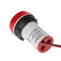 Round Digital AC Voltmeter+Ampmeter 2in1 Volt meter Ampere meter 50-500V 100A 22mm LED Current Indicator Voltage Meter Mini Volt Amp Tester Panel Panel Meter. 