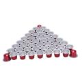 50 Sets Refillable Coffee Capsule Cup Disposable for Nespresso Pod for Nescafe Automatic Coffee Machine Food Package Cafe Supplies. 