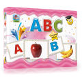 Premium Laminated Early Learners ABC Alphabets Large Flash Cards Export Quality Size: "7.0 x 9.5" Easy way of Learning for Child. 