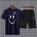 New trendy smile printed tend shorts tracksuit soft & comfortabl fabric tracksuit for men and boys. 