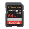 SanDisk Extreme PRO 64GB - 200 MB/s - SDXC / UHS-I / U3 / V30 - Memory Card. 
