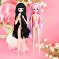 1/6 Scale Flexible BJD 26 Jointed Girl Doll Body with Gray. 
