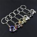 Real Whistle Sound Turbo Keychain Spinning Turbine Key Chain Ring Keyring. 
