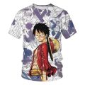 Fashion Kid Anime One Piece Luffy T Shirt Boy Clothing Kids Boys Tshirt Children T-shirt Summer Short Sleeve Tops One Piece Tees. 