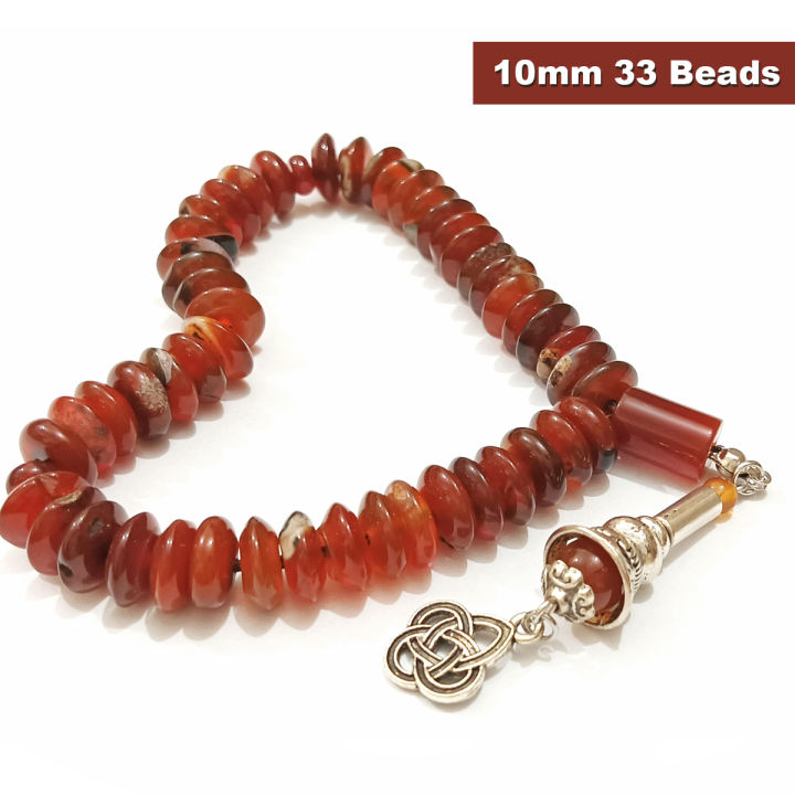 Original Turkish Design Natural Red Sulemani Aqeeq Stone Tasbih 50 original-turkish-design-natural-red-sulemani-aqeeq-stone-tasbih-50