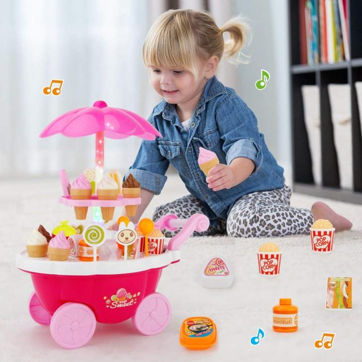Ice%20Cream%20Kitchen%20Play%20Cart%20Kitchen%20Set%20Toy%20with%20Lights%20and%20Music%20-%20Image%204