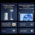 Android Projector TS-3 TS-6 native 720P 2GB/16GB Support 4K WiFi6 BT 90°Adjust Stand Height Adjustable Dustproof. 
