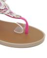 Maya Traders Pink Imported Italian Design Fancy Women's Stylish Flat Sandals - Comfortable Party & Casual Wear - S01. 