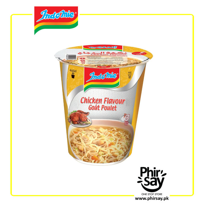 Indomie Chicken Cup Noodles, 60g , FREE Fork Inside