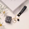 Kpop Idol BLACKPINK Stray Kids Rotating Rubik's Cube Keychain Bell Pendant. 