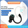 New S10 Bluetooth Wireless Single Hanging In Ear Business Earphones Sports Running. 