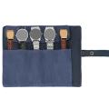 Watch Roll Travel Case 5 Slots Jewelry Box Accessories Foldable Wrist Watch Container Watch Holder Box for Men Travelling Home. 
