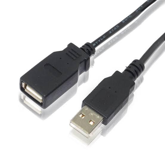 Led to USB Connected Cable USB 2.0 Male to Female Cable for Laptop//Computer / LED TV (High Quality) USB Ports