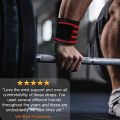 Wrist Wraps for Men and Women Weightlifting ,Wrist Straps with Thumb Loops - 1 Pair Fitness Bands Workout Wrist Support for Gym, Crossfit, Powerlifting & Strength (Random Colour). 