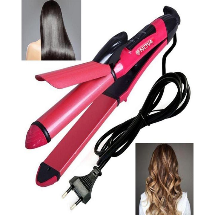 2in1 Hair Straightner and Curler Daraz.pk