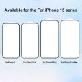 Front Camera Protection Screen Protector Premium Tempered Glass Screen Protector for Iphone 15 Series Scratch-resistant Bubble-free Ultra-thin High-transparency Phone Film Ideal for Southeast Asian. 