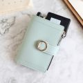 【Happytree】 Women Wallets Small Fashion Brand Leather Purse Women Ladies Card Bag For Women 2020 Clutch Women Female Purse Money Clip Wallet. 