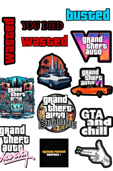 GTA%20Wasted%20Sticker%20for%20Laptop%20&%20Mobile%202Inchx3Inch%20Each%20Sticker%20Size%20Pack%20Of%2013%20Stickers%20Decal%20Funny%20Gaming%20Meme%20Sticker%20for%20Phone%20Back%20Tablet%20&%20Notebook%20Premium%20Quality%20Gamer%20Sticker%20-%20Image%203