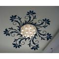 Roof design 57.5cm wide x 57.5cm high wall sticker. 