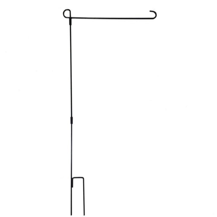 3 Piece 45''X15'' Iron Mini Garden Flags Pole Stand Holder Yard Decor Display -