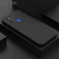 Hontinga for Tecno Spark 5 Air / Spark 6 Air Back Cover Simple Candy Color Square Edge Liquid Silicone Phone Case. 