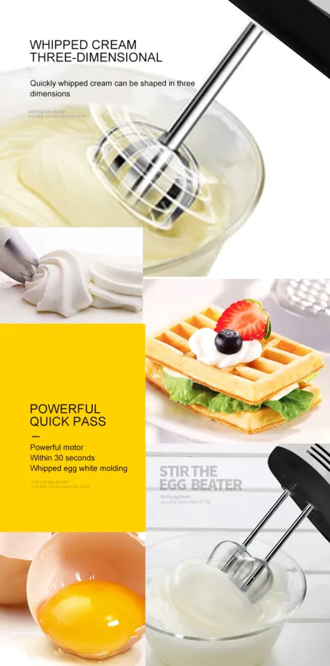 Speed 180W 220V Electric Hand Mixer Whisk Egg Beater Cake Baking