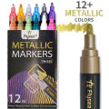 hot selling best deal 12 markers fabric and metallic rock wood wall painting art DIY. 