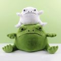 RKcode 30cm Ricky Rain Frog Plush Toys Anime Silly Frog Peluche Dolls Soft Green Plushies Toys Baby Kids Birthday Gift Valentine's Day. 