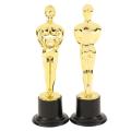 2Pcs Oscar Statuette Mold Reward the Winners Magnificent Trophies in Ceremonies. 