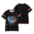 2024Game ASTRO BOT T-Shirt Cartoon T Shirts for Boys Girls Funny Tshirt Children's Graphic Tee Shirts Kids Round Neck Clothes. 