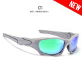 KDEAM Outdoor Sports Polarized Sunglasses Men Curve Cutting Frame Stress-Resistant Lens Shield Sun Glasses Women KD0623. 