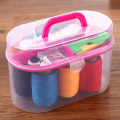 Household large sewing box set custom logo sewing sewing gadget cross stitch portable handmade sewing kit. 