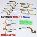 Side Power Button Touch ID Fingerprint Sensor Finger Scanner Flex Cable For Xiaomi Redmi Note 11 11s 12s 11E 11T Pro 4G 5G. 