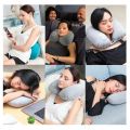 【Happytree】 QCZX Travel Pillows Airplanes Inflatable Super Light Portable Neck Pillow U-Shape Automatic Inflatable Cervical Vertebr Pillow. 