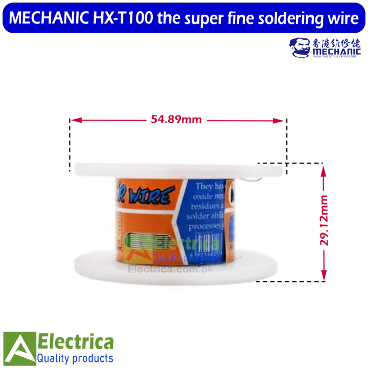 MECHANIC%20HX-T100%20Lead-Free%20Solder%20Tin%20Wire%200.5mm%2055g%20Low%20Melting%20Point%20Welding%20Soldering%20Wire%200.5mm%20Dia%20BGA%20Repair%20Tools%20by%20Electrica%20-%20Image%203