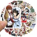 Steins Gate Anime Kurisu Rintarou Mayuri Suzuha Itaru Luka DIY Sticker Water Proof Decal Vinyl for Car Skateboard, Phone, Laptop, Luggage & Guitar – 50 Pieces. 