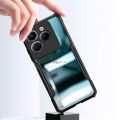 PlusCase for Infinix Hot 40 / Infinix Hot 40 Pro Case Air Cushion Hard Clear Shockproof Back Cover. 
