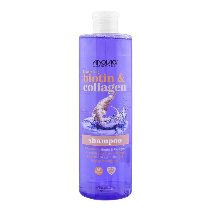 Impoted Anovia Thickening Biotin & Collagen Shampoo, For Healthy Looking Hair, 415ml in Pakistan