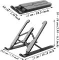 Laptop Stand, Portable Aluminum Laptop Stand, Ventilated Laptop Holder, Aluminum Laptop Stands. 