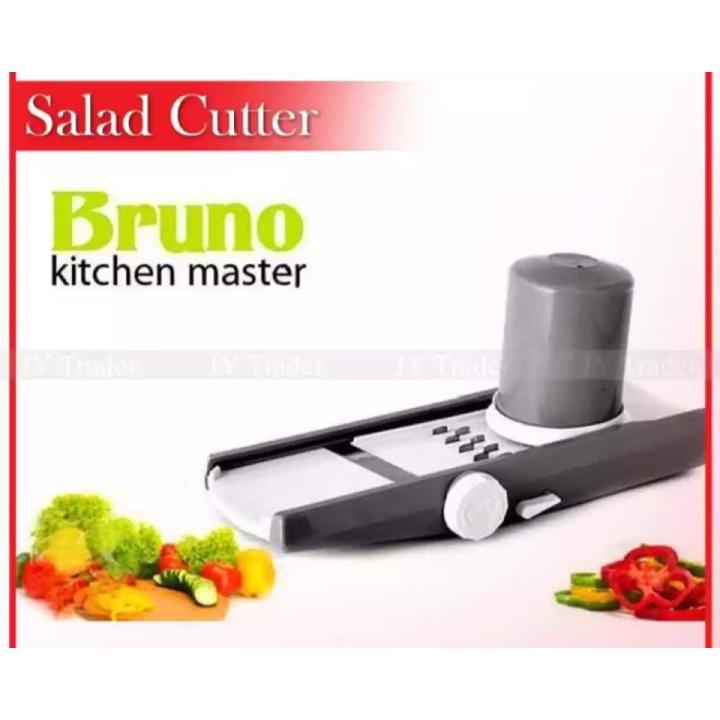 Salad Cutter  - Vegetable & Salad Cutter - Bruno Simple And Easy Use-1Pc [Random Color ]
