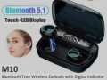 M10 & M90 TWS Airpods _ with Super Sound & High Quality Touch Sensors True Stereo Headphones with Built in Mic 10m Transmission Bluetooth Wireless Earbuds , Sport Headset for all Bluetooth Smart devices.. 