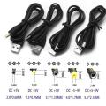 USB To DC Power Cable 70-80cm 5V Charger power Cable Power Cable MP3 MP4. 