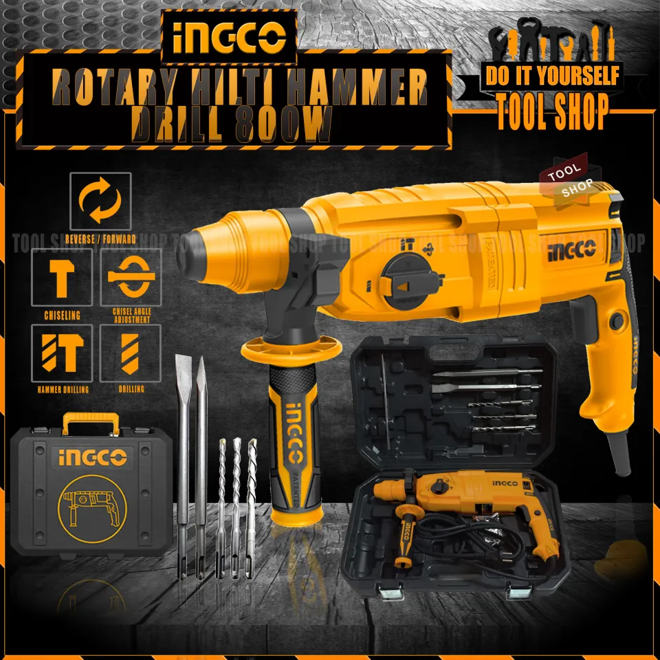 Ingco rotary hammer 800w sale