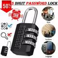 3 Digit Dial Code Number Combination Lock Padlock Small Portable Lug.... 