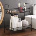 Freestanding Spice Rack - 2 Tier Spice Rack, Large Capacity Spice Rack for Spice Jars, Oil Bottles, Condiments and Spice Storage for Kitchen, Cabinet, Countertop. 